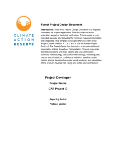 Forest Project Design Document