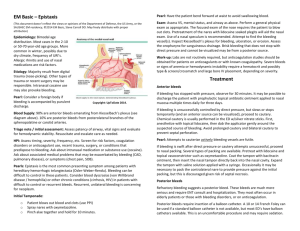 Epistaxis Show Notes (Word Format)