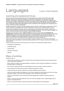 DOCX, 26 kB - Queensland Curriculum and Assessment Authority