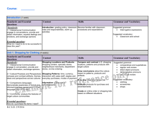 Curriculum Map