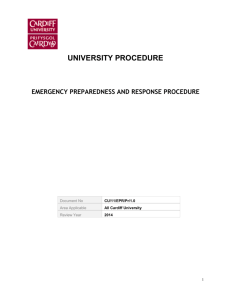 Emergency preparedness and response Procedure