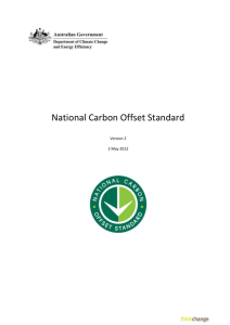 National Carbon Offset Standard