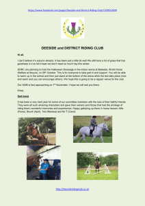 Deeside and District Riding Club