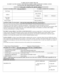 Click here for the consent form - Clarke Community School District