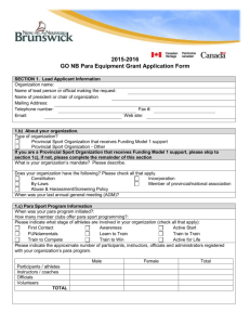 2015-2016 GO NB Para Equipment Grant Application Form
