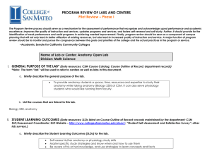 Anatomy Lab - College of San Mateo