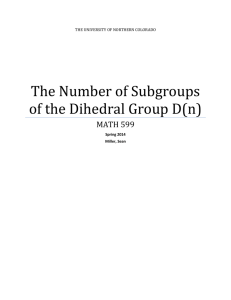 The Dihedral Group D(n)