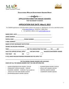 the post-secondary application document