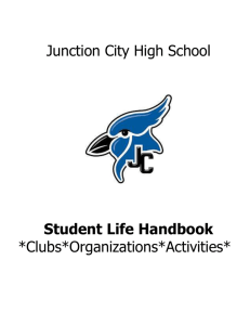 Junction City High School Activities Handbook 15