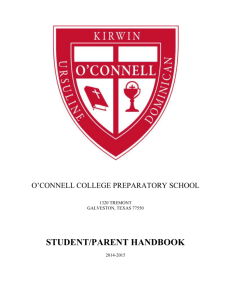 2014-2015 Student-Parent Handbook