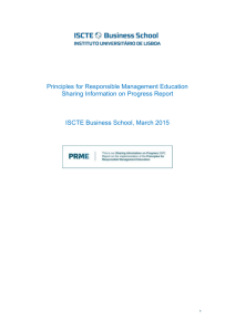 ISCTE Business School - View Report