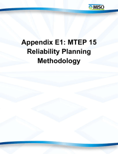 E1_Reliability Planning Methodology 2015-09-16