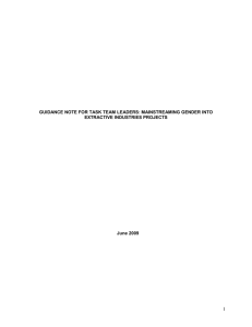 III. How to Integrate Gender into World Bank Group EI