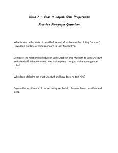 Year 11 3 English - Practice Paragraph Questions