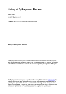 History of Pythagorean Theorem - Blog Unsri