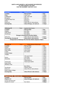North Lincolnshire, Lincolnshire and Nottinghamshire bus timetable