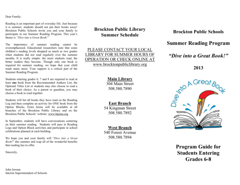 brochure Brockton Public Schools