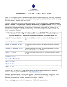 International Visiting Student Application