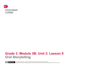 Grade 3 Module 3B, Unit 3, Lesson 9