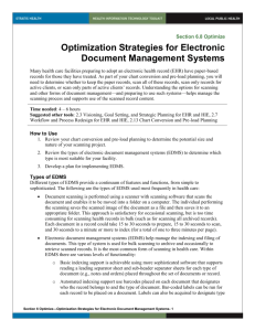 6 Optimization Strategies for EDMS