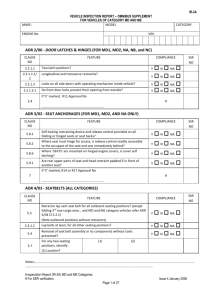 Single Uniform Type Inspection (SUTI) Report