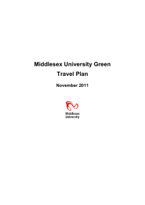 Travel Plan - Middlesex University