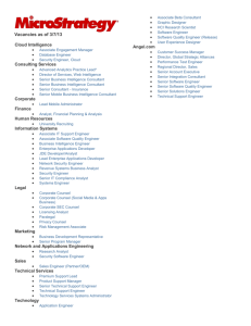 Microstrategy Openings 3_7 - Arlington Employment Center Job Board