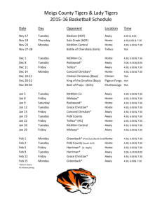 2015 - 2016 Basketball schedule