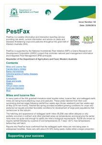 PestFax No.2 23 May 14 - Department of Agriculture and Food
