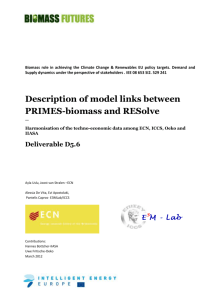 ECN Model links with PRIMES