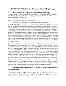 Clinical Nephrology Abstracts