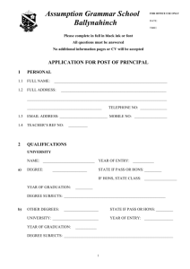 application for post of principal 1 personal