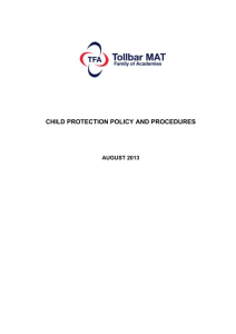 child protection policy and procedures august