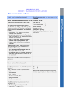 Module 11 Order form