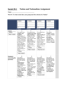 Assignment _1 Rubric