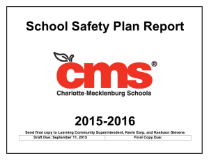 Crisis Evacuation - CMS School Web Sites - Charlotte