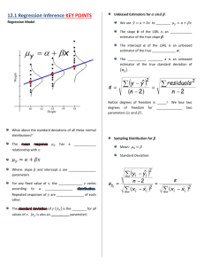 12.1 Regression Inference Handout for Video