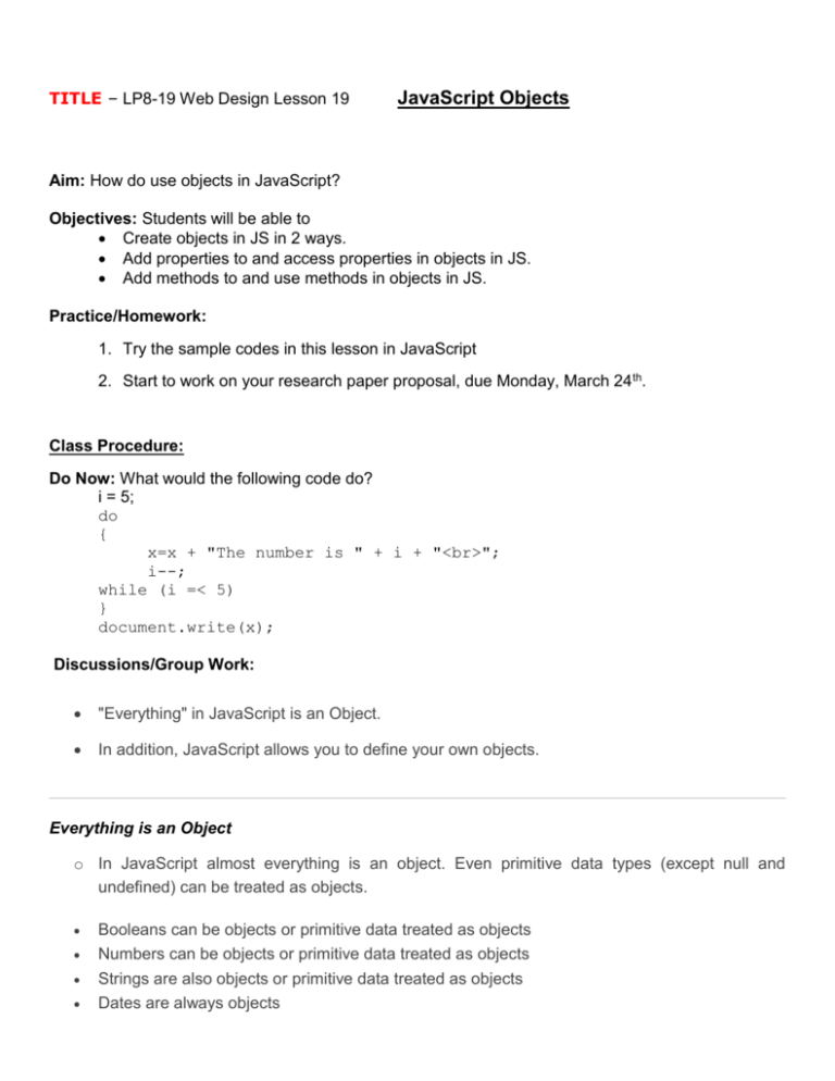 Objects - WordPress.com