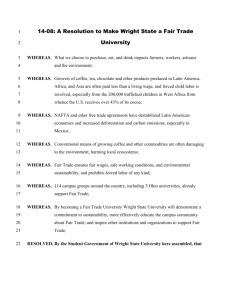 14-08: A Resolution to Make Wright State University a Fair