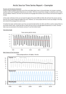 Time Series Exemplar - Arctic Data - Mr-Kuijpers-Math
