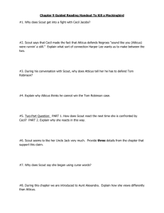 Chapter 9 Guided Reading Handout To Kill a Mockingbird #1. Why