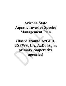 C. Aquatic Invasive Species Problems and Concerns in Arizona