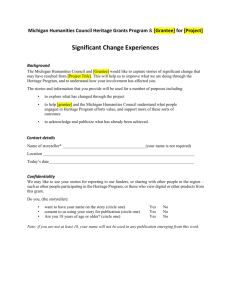 Most Significant Change Worksheet