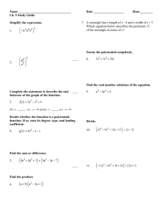 Ch. 5 Test Answer Section