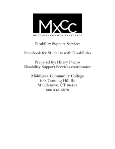 Disability Support Services Handbook