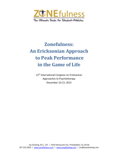 BOOK PROPOSAL(Introducing Peak Performance Zone Exercises)