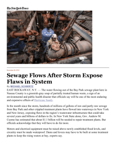 Sandy Sewage NYT