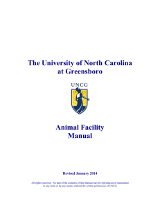 Animal Facility Manual - Office of Research Integrity