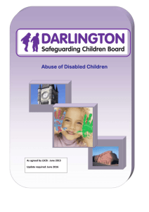 Abuse of disabled children