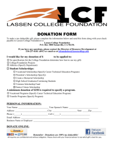 DONATION FORM Revised (2015